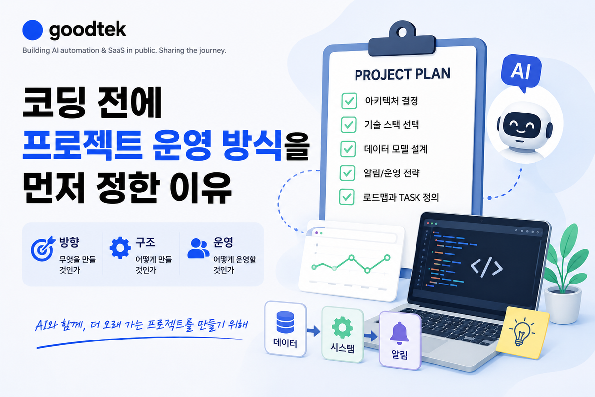 vibeops init 이후, 코딩보다 먼저 정한 것들