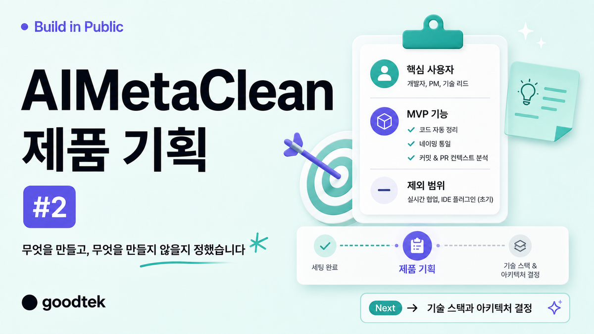 코드부터 짜지 않았습니다: AI와 시작한 첫 제품 기획