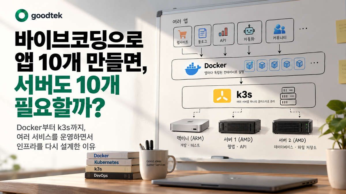 바이브코딩으로 앱 10개 만들면, 서버도 10개 필요할까?