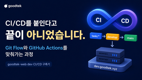 CI/CD를 붙인다고 끝이 아니었습니다. Git Flow와 GitHub Actions를 맞춰가는 과정